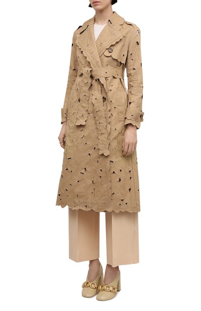 Хлопковый тренч REDVALENTINO, арт. XR3CH00D/6AV, фото 3