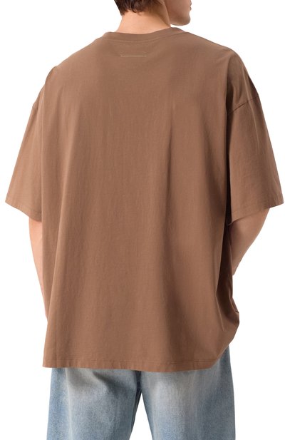 Хлопковая футболка MM6, арт. SH0GC0048/S24312, фото 4