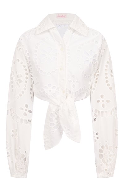 Женская хлопковая рубашка MC2 SAINT BARTH, арт. STBW FEBE/05727H