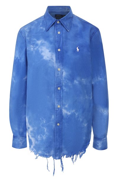 Женская хлопковая рубашка POLO RALPH LAUREN, арт. 211784145