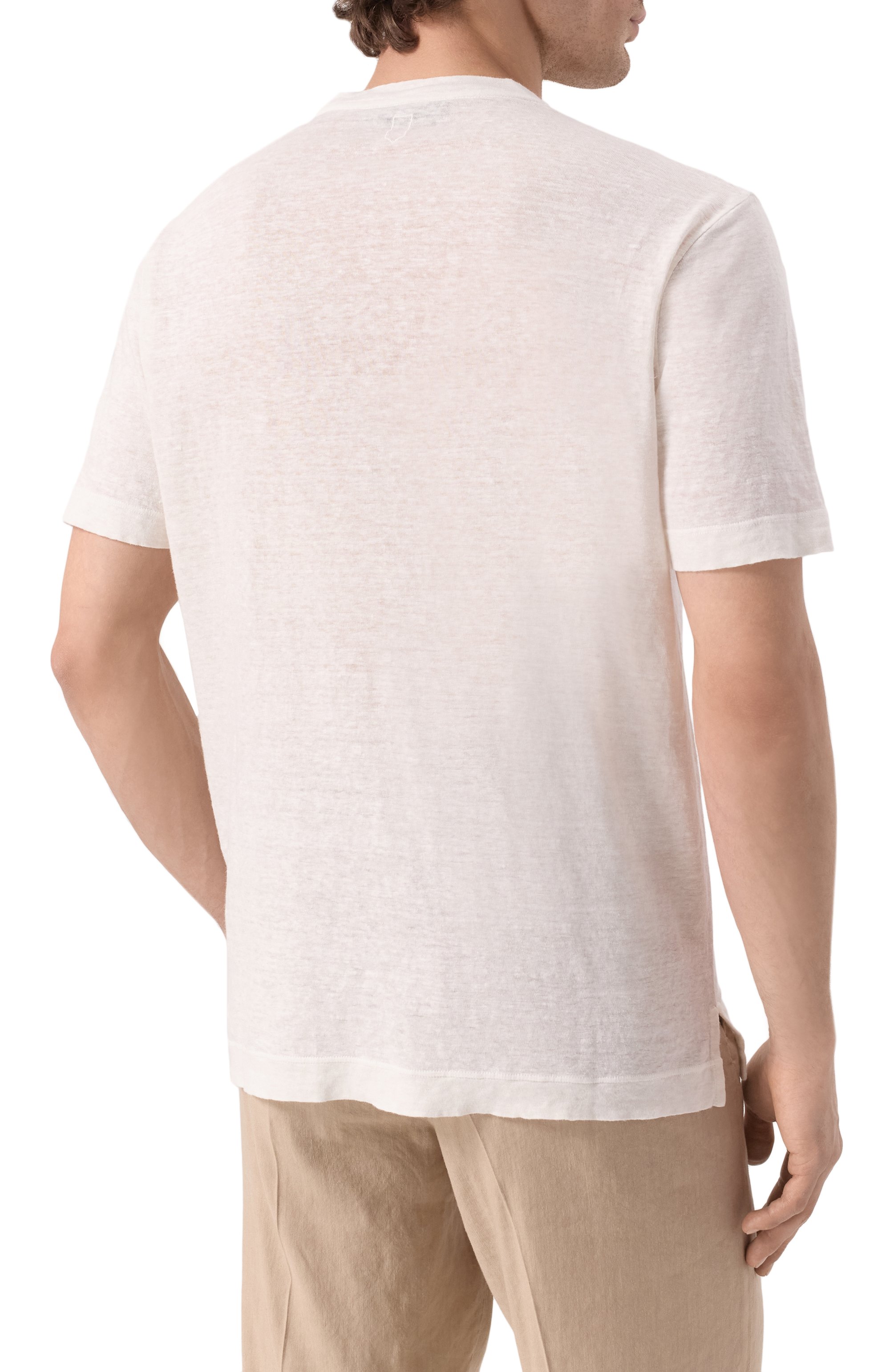 Льняная футболка CANALI, арт. T0869/MJ02244, фото 4