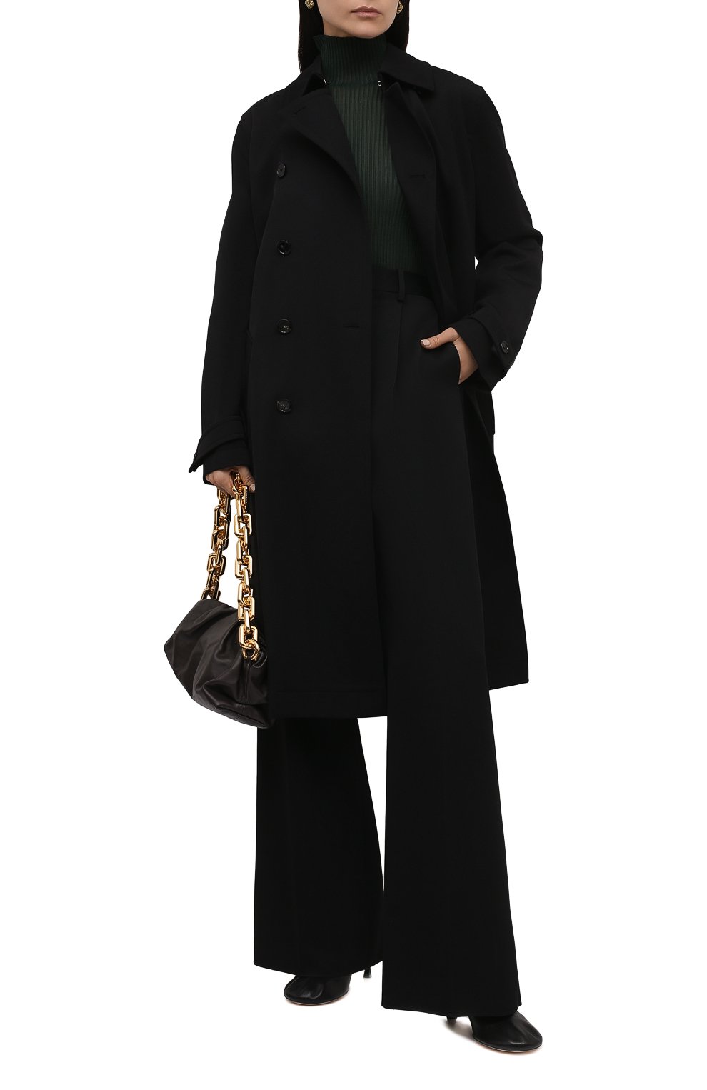 Шерстяной тренч BOTTEGA VENETA, арт. 666052/V0B20, фото 2