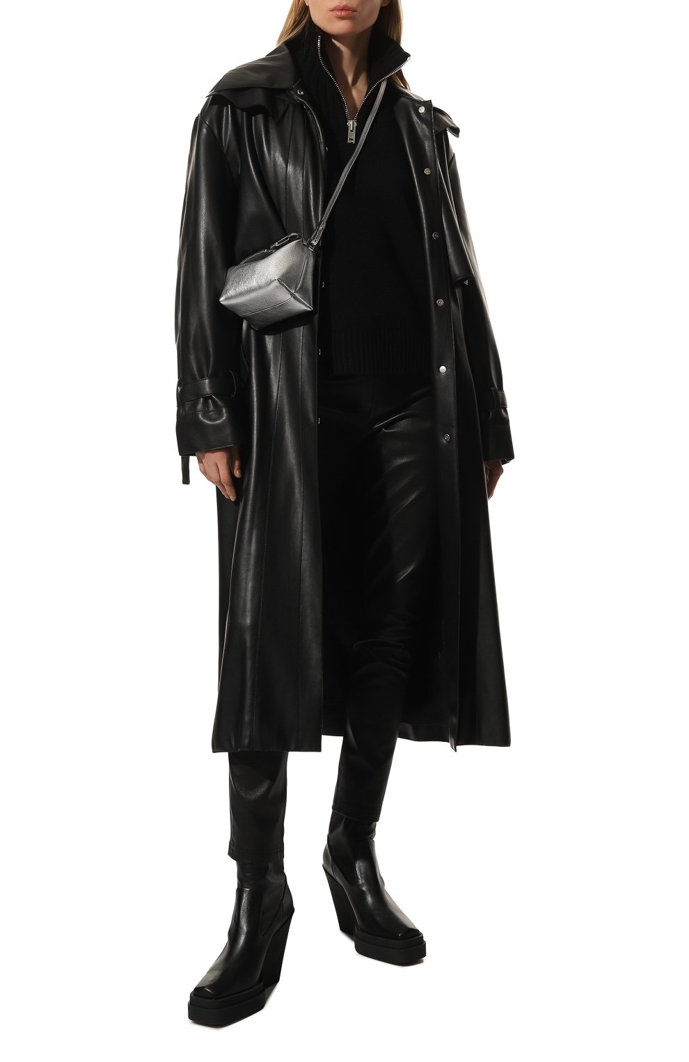 Кожаные легинсы ALINE, арт. AL22FW120102, фото 2