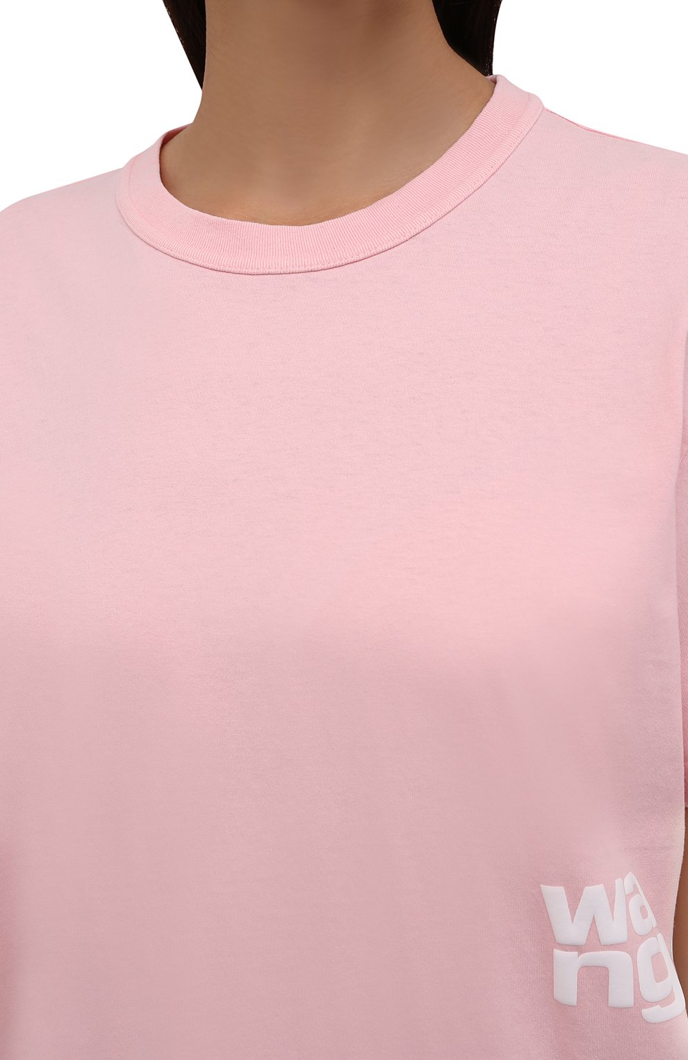 Хлопковая футболка ALEXANDERWANG.T, арт. 4CC3211255, фото 5
