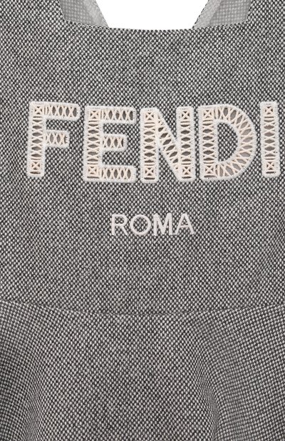 Шерстяной сарафан FENDI, арт. JFB458/AG11/3A-6A, фото 3