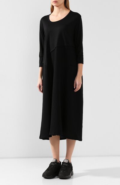 Шерстяное платье YOHJI YAMAMOTO, арт. YJ-D07-126, фото 3