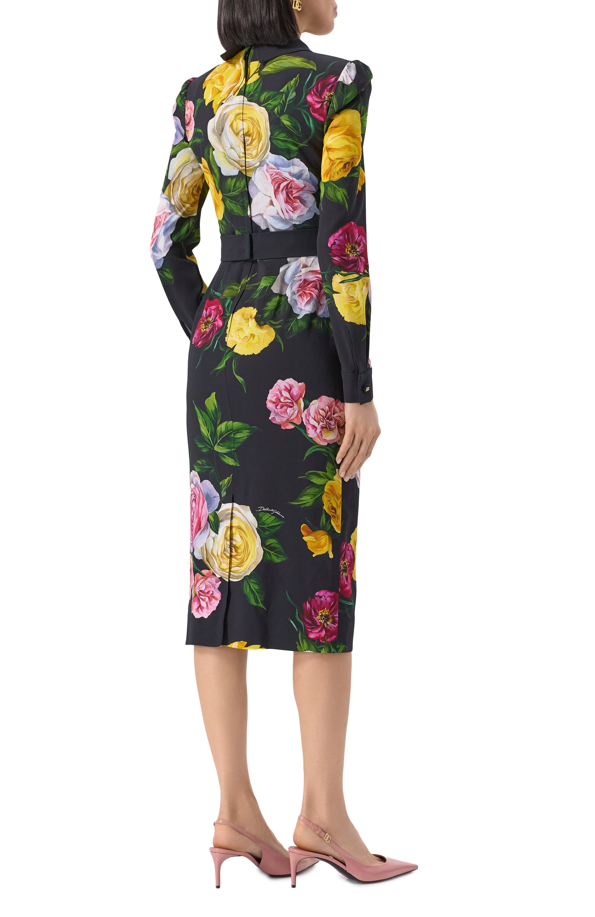 Платье из вискозы DOLCE & GABBANA, арт. F6TLDT/FSRPH, фото 4