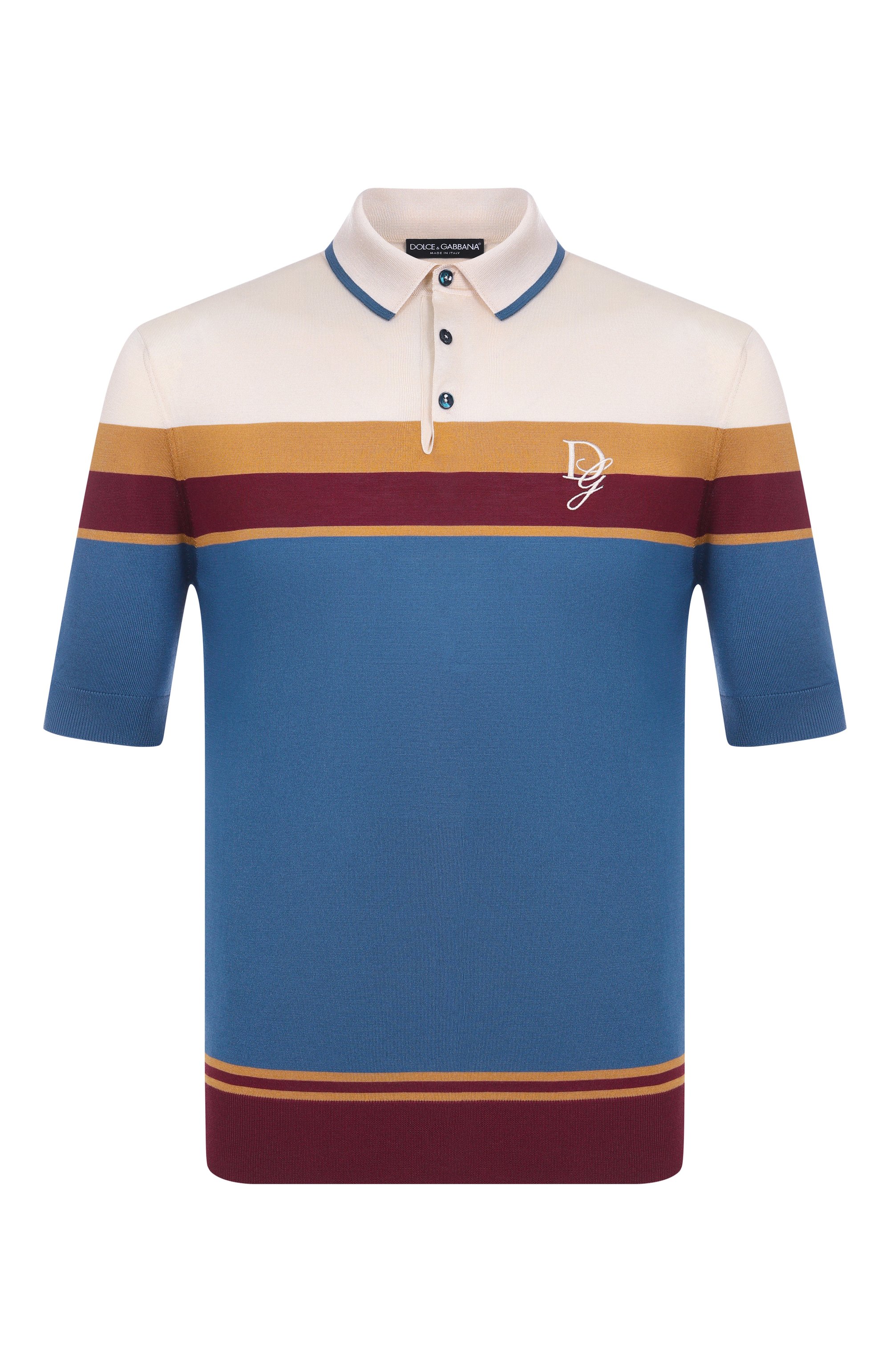 Шелковое поло DOLCE & GABBANA, арт. GXZ02Z/JBSLE, фото 1