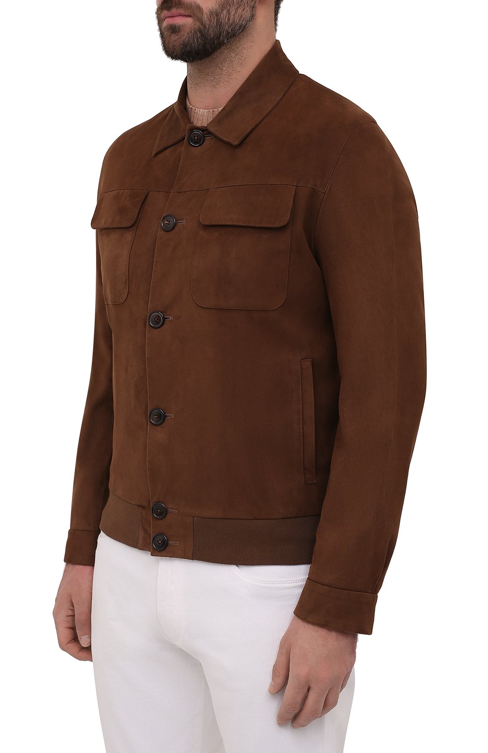 Замшевый бомбер ANDREA CAMPAGNA, арт. 50600E5722600, фото 3