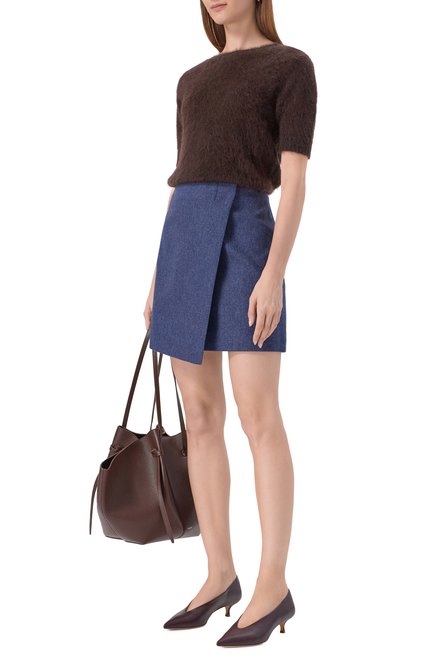 Женские кожаные туфли babouche LE MONDE BERYL, арт. BKT-LEA-PLU