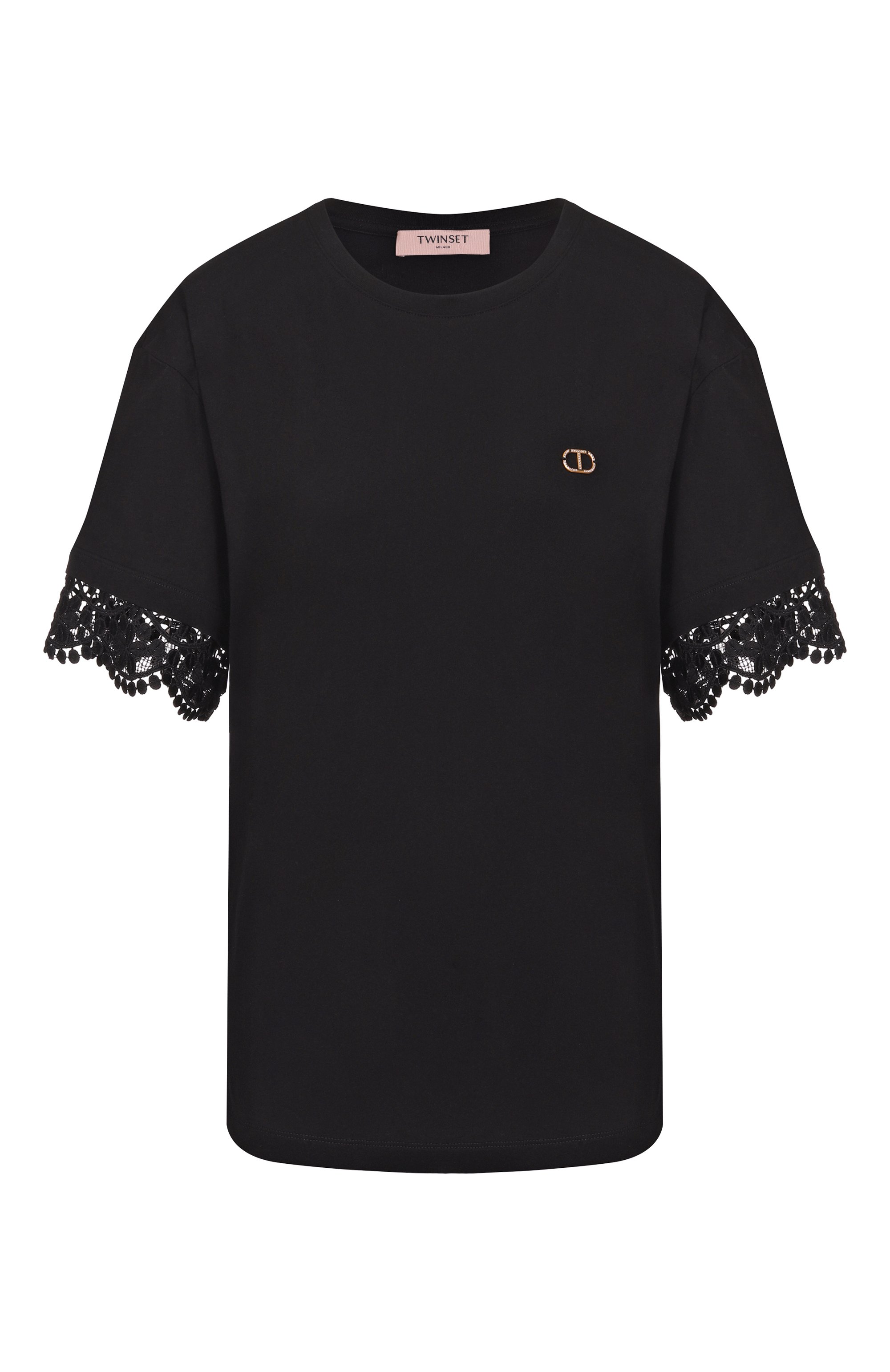 Хлопковая футболка TWINSET, арт. 251TT2410, фото 1