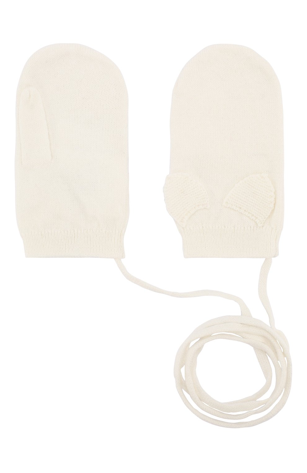 Комплект из шапки и варежек TARTINE ET CHOCOLAT бежевого цвета по цене 8250 руб., арт. TP90021, фото 6 Комплект из шапки и варежек TARTINE ET CHOCOLAT, арт. TP90021, фото 6