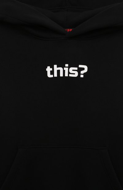 Хлопковое худи SPRAYGROUND, арт. SPY1117BLK, фото 3