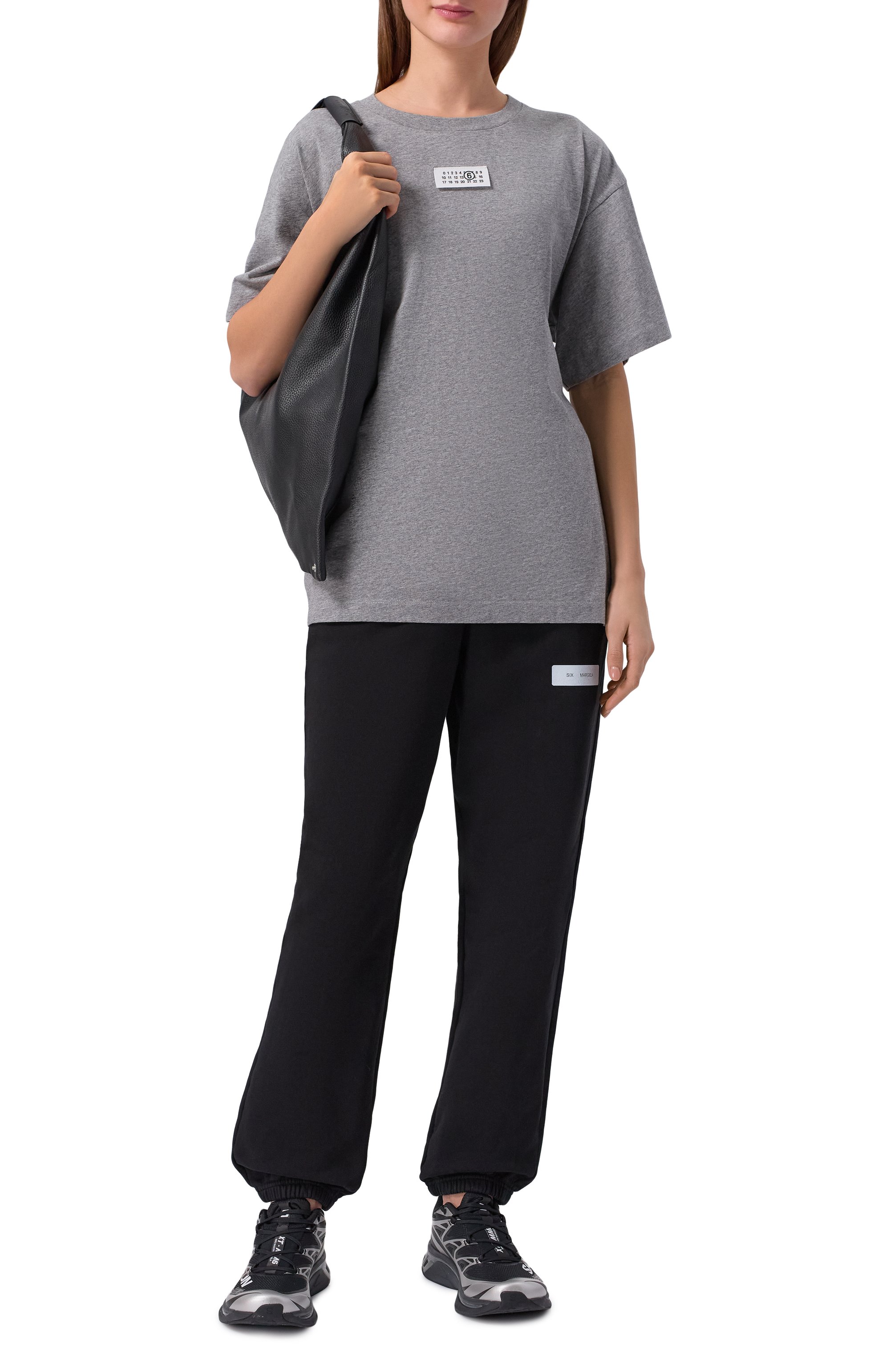 Хлопковые джоггеры MM6, арт. S52KA0563/M25025, фото 2