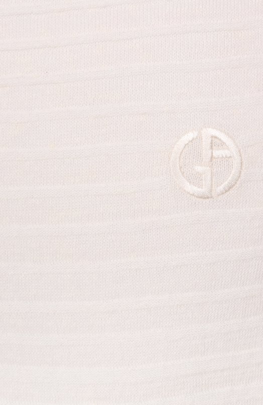 Джемпер изо льна и хлопка Giorgio Armani GM000978/AF14548 Белый  GM000978/AF14548 Фото 6