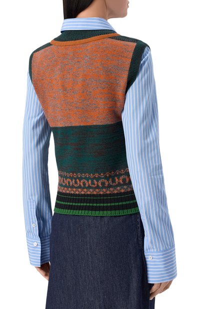 Жилет из кашемира и шерсти DRIES VAN NOTEN, арт. 011217/4757, фото 4