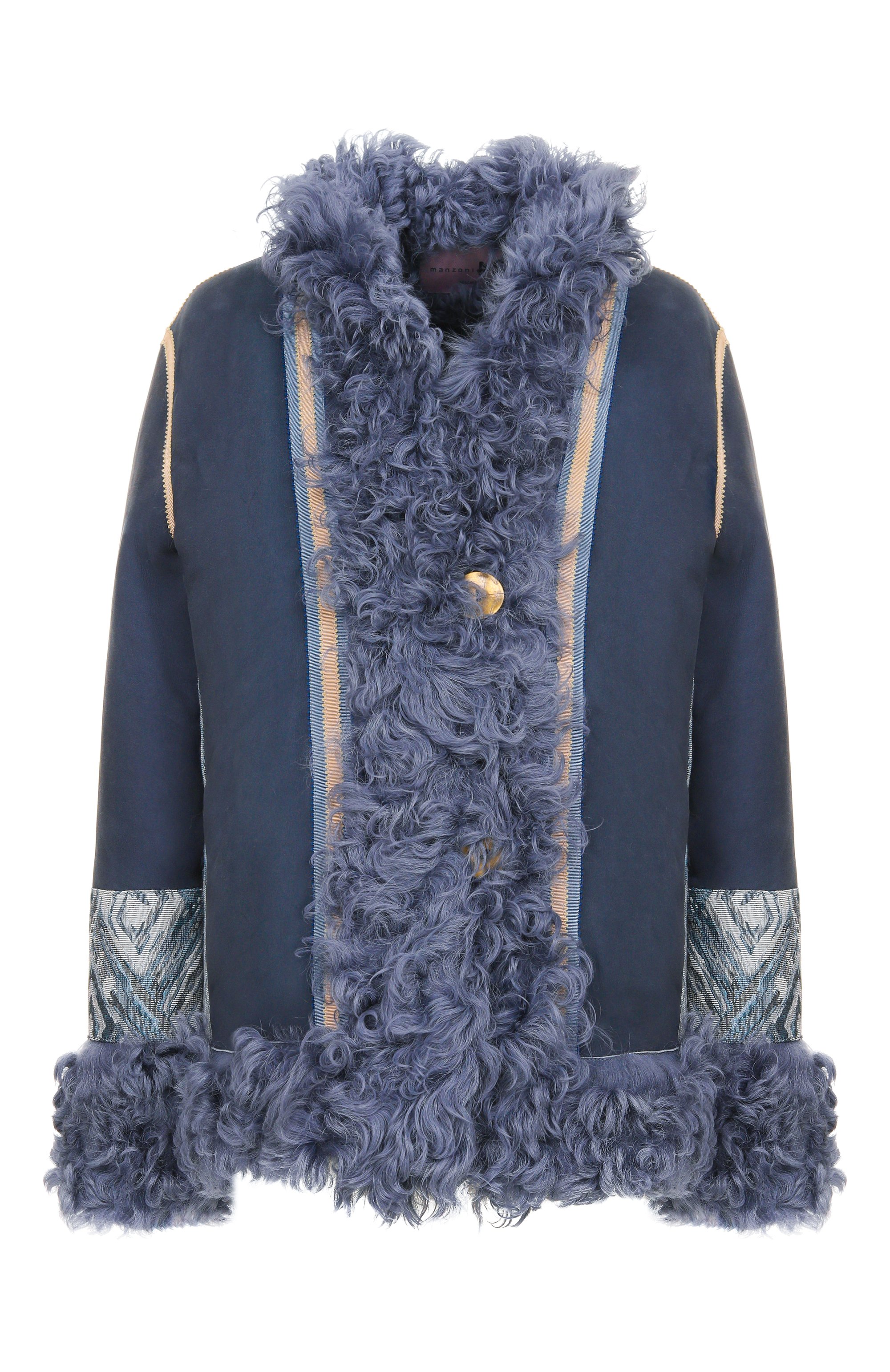 Дубленка из овчины MANZONI24, арт. 25A705-STCG0B, фото 1