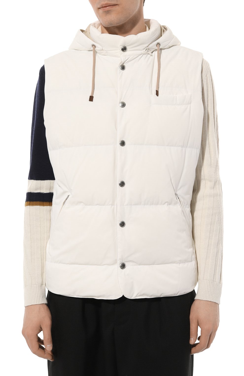 Пуховый жилет BRUNELLO CUCINELLI, арт. MM4031162, фото 3