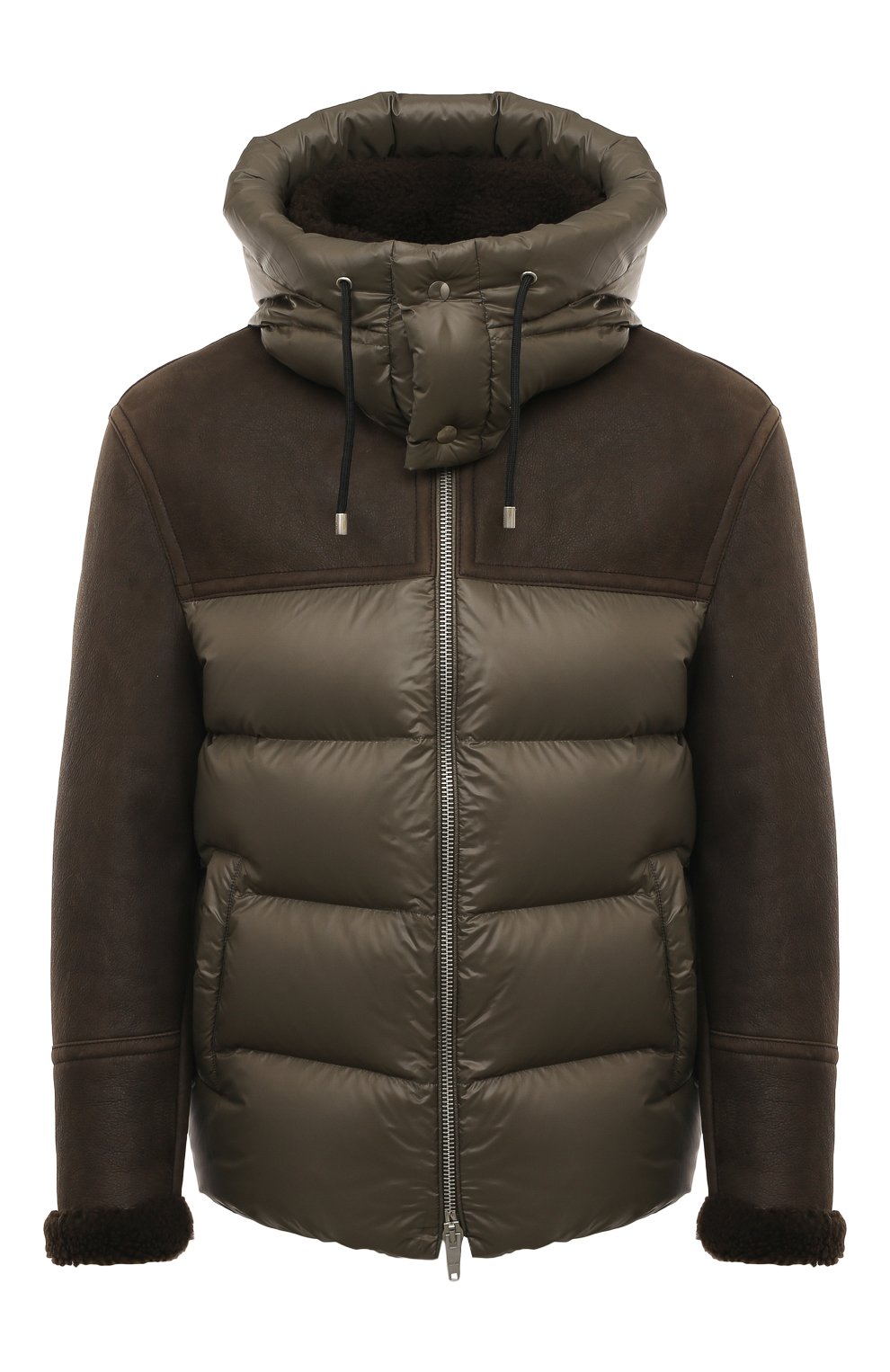 Комбинированная дубленка DRM, арт. DRM5049/D1863, фото 1