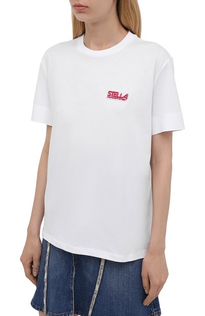 Хлопковая футболка STELLA MCCARTNEY, арт. 603736/SPW03, фото 3