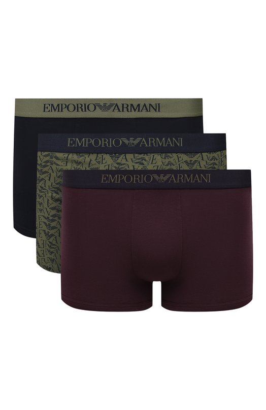 Комплект из трех боксеров Emporio Armani 111625/4F722 Разноцветный 111625/4F722