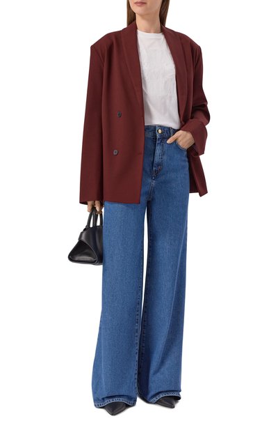 Джинсы MAX MARA STUDIO синего цвета по цене 28950 руб., арт. MSTSAR0NG, фото 2 Джинсы MAX MARA STUDIO, арт. MSTSAR0NG, фото 2