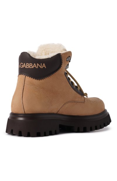 Кожаные ботинки DOLCE & GABBANA, арт. DA5359/A0589_002, фото 3