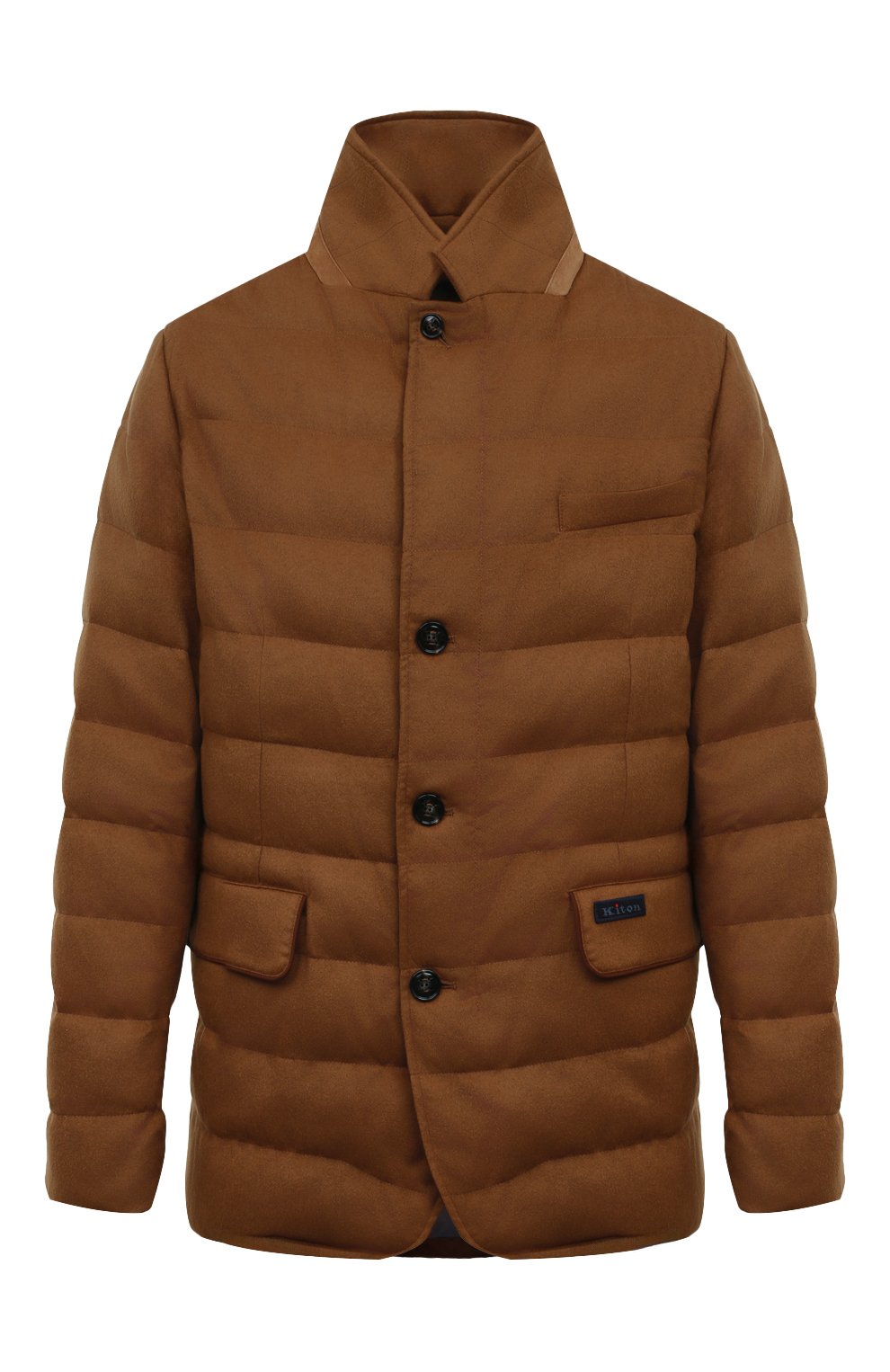 Кашемировая куртка KITON коричневого цвета по цене 679000 руб., арт. UW1910V0455F04, фото 1 Кашемировая куртка KITON, арт. UW1910V0455F04, фото 1