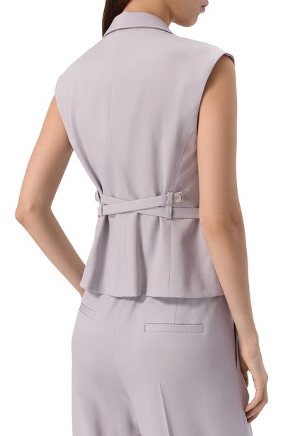 Шерстяной жилет WINDSOR серого цвета по цене 63950 руб., арт. 52 DW511 10018996/30045101, фото 4 Шерстяной жилет WINDSOR, арт. 52 DW511 10018996/30045101, фото 4