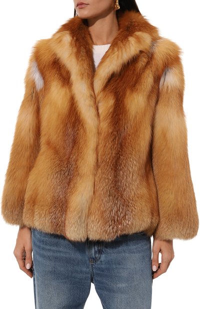 Шуба из меха лисы GIULIA GURMAN, арт. J2G40, фото 3