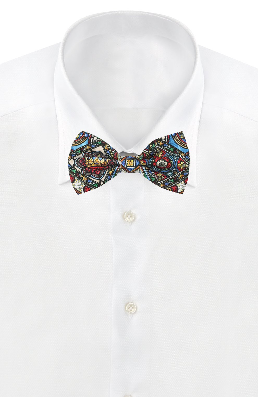 Шелковый галстук-бабочка DOLCE & GABBANA, арт. GR053E/G0TDG, фото 2