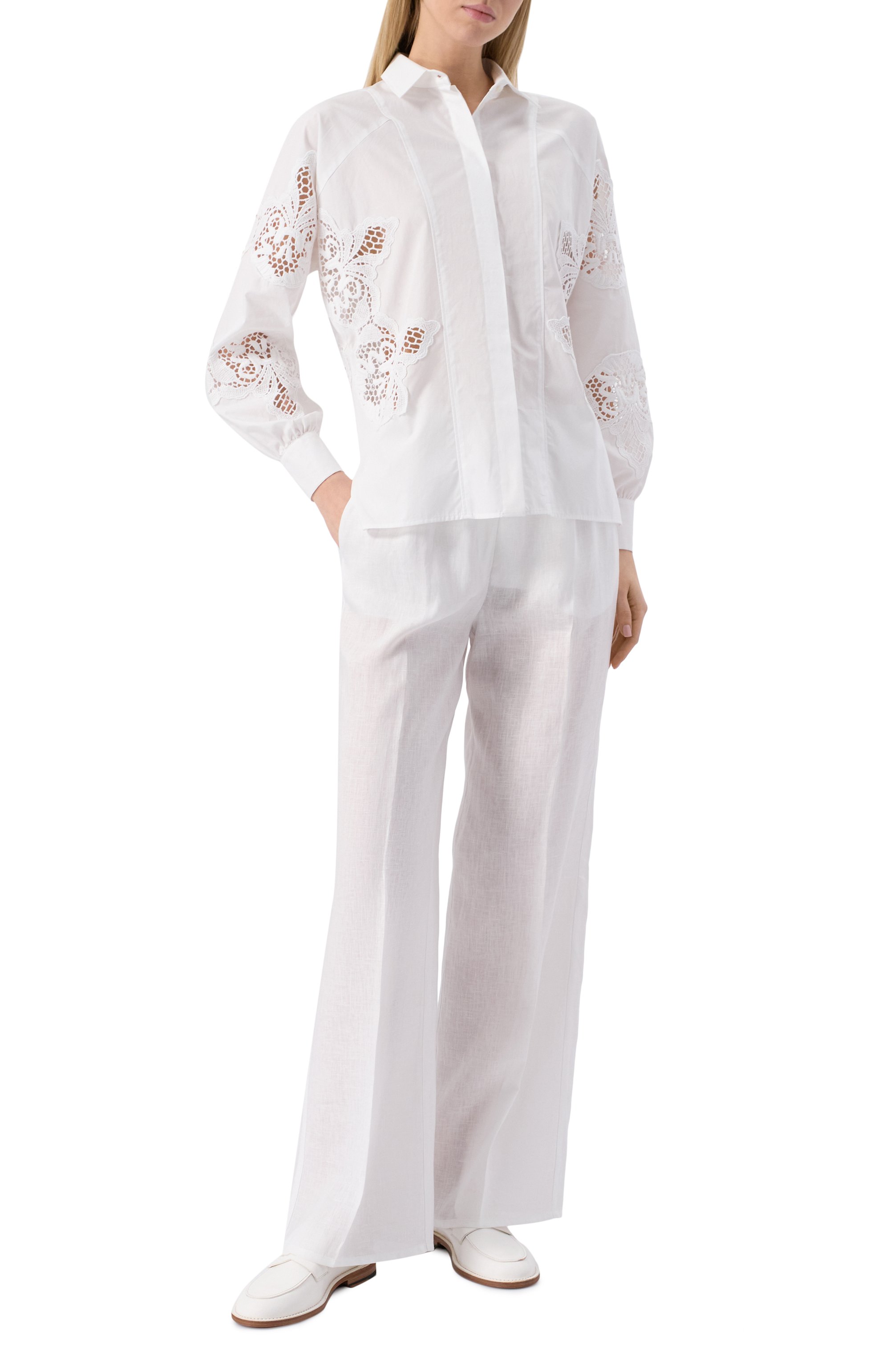 Хлопковая рубашка BEATRICE .B, арт. 25FE4247VEGA, фото 2