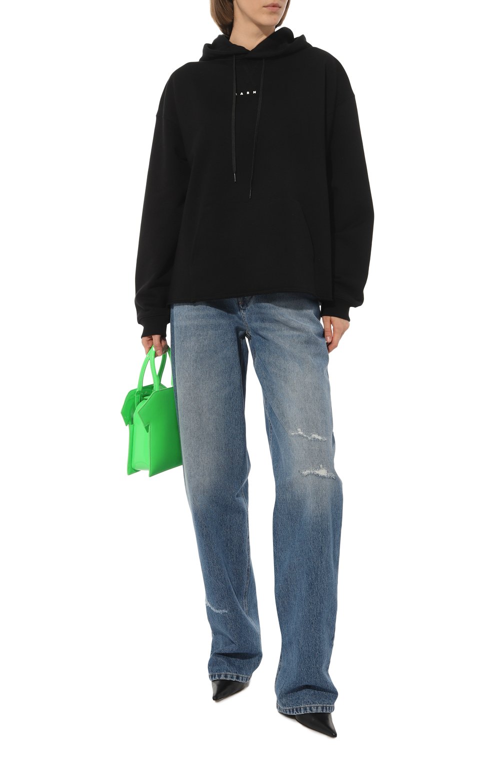 Хлопковое худи MARNI, арт. FLJE0176P1/USCU87, фото 2