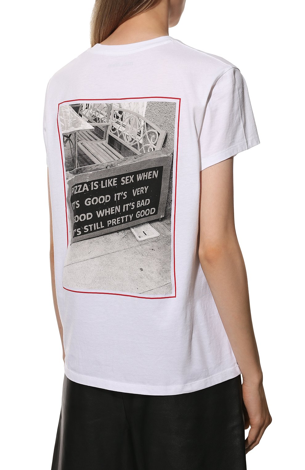 Хлопковая футболка ZADIG AND VOLTAIRE, арт. JWTS00011, фото 4