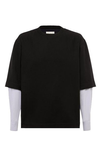 Мужской комбинированный свитшот DRIES VAN NOTEN, арт. 242-020746-9261