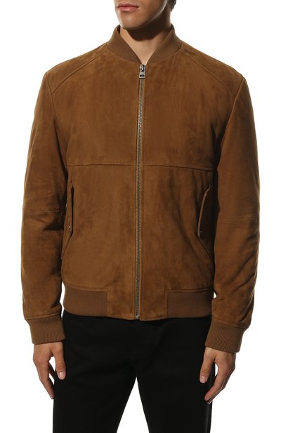 Замшевый бомбер HUGO, арт. 50456488, фото 3