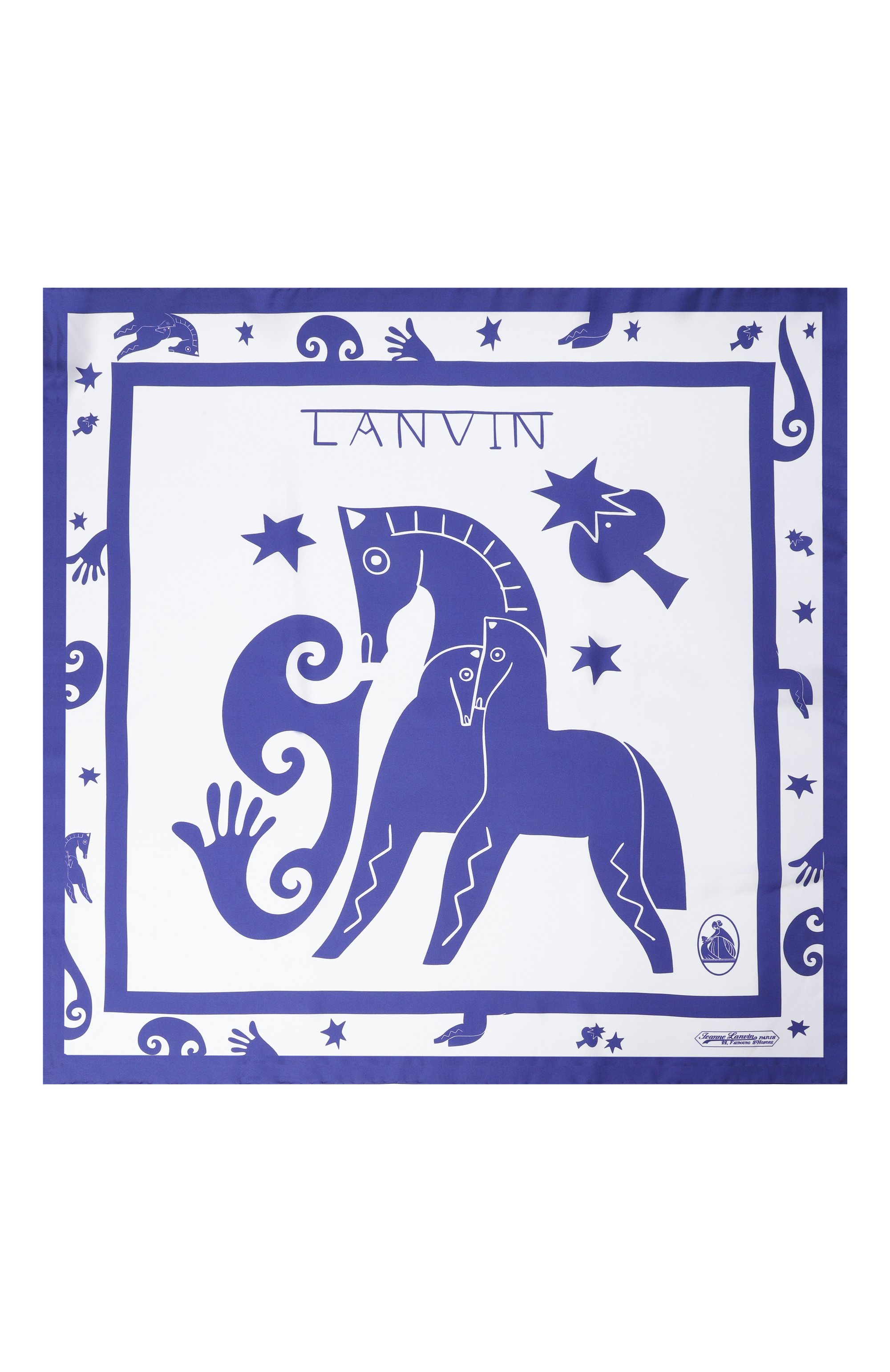Шелковый платок LANVIN, арт. AW-SARF01-1SLN-P26, фото 4
