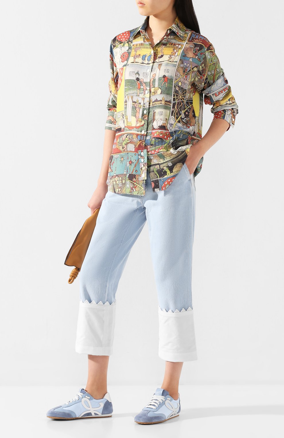 Рубашка LANVIN разноцветного цвета по цене 62950 руб., арт. RW-T0670I-4561-E20, фото 2 Рубашка LANVIN, арт. RW-T0670I-4561-E20, фото 2