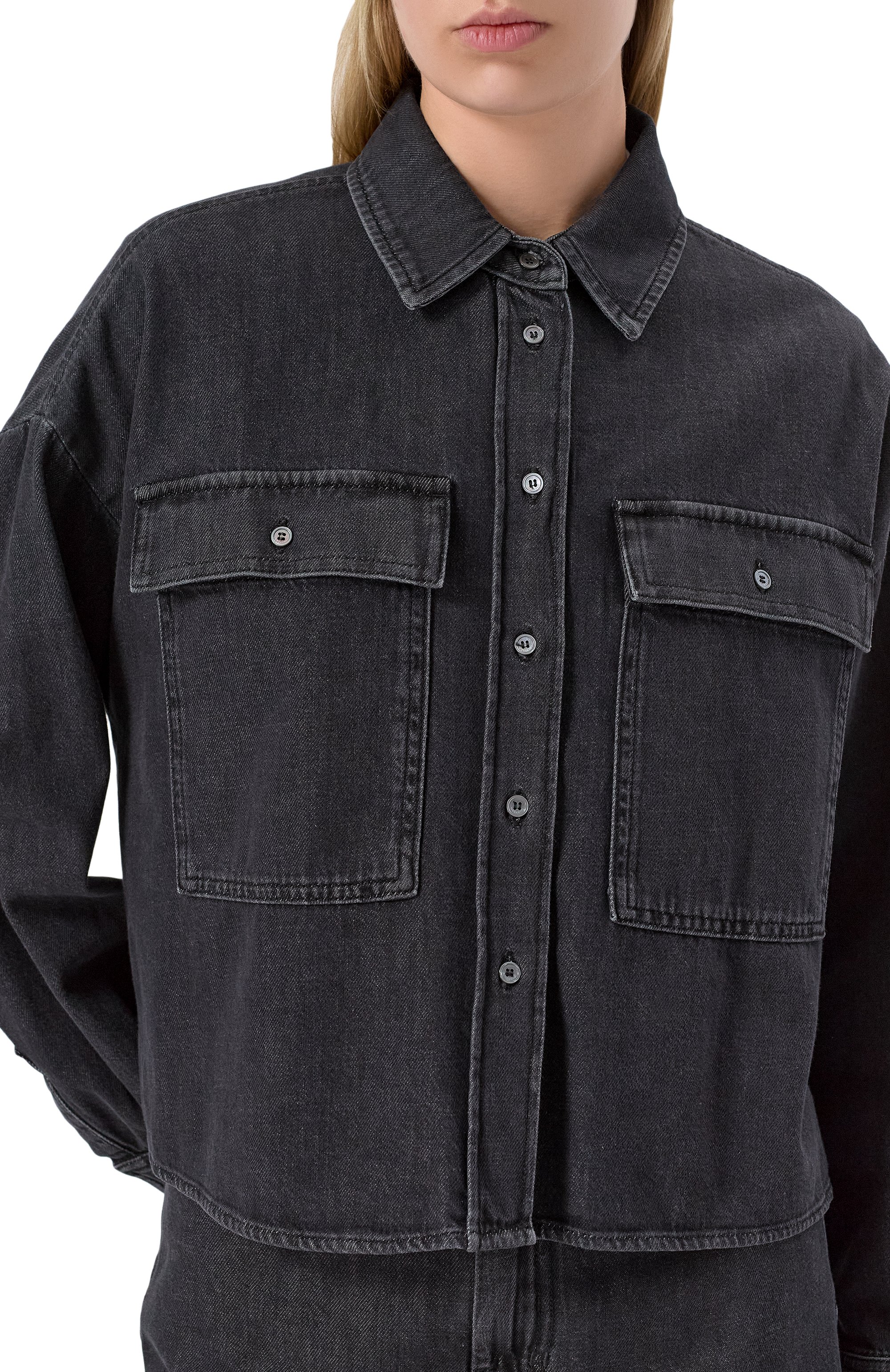 Джинсовая рубашка WEEKEND MAX MARA, арт. ZEMIRA, фото 5