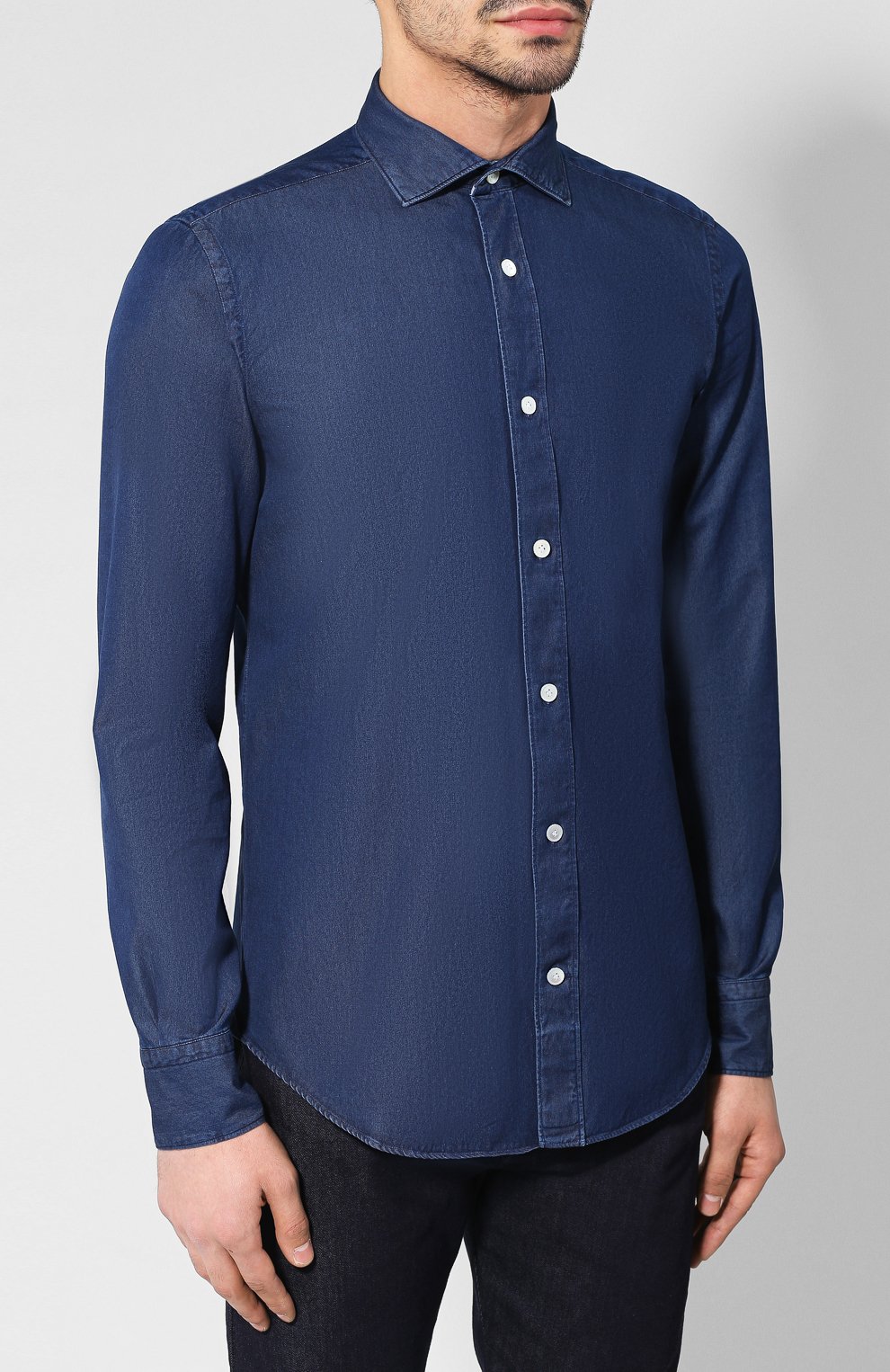 Хлопковая рубашка ELEVENTY PLATINUM, арт. 979CA0053 CAM24007, фото 3