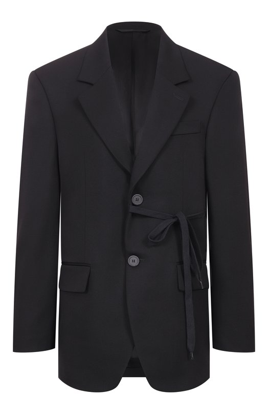 Шерстяной жакет Balenciaga 857365/TNT39 Чёрный 857365/TNT39