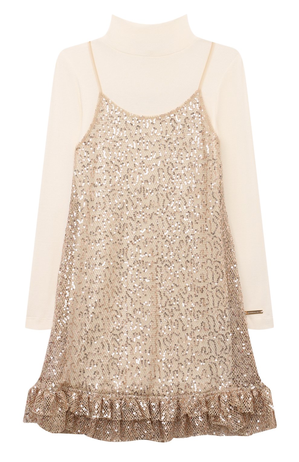 Комплект из водолазки и сарафана MONNALISA, арт. 41D908, фото 1