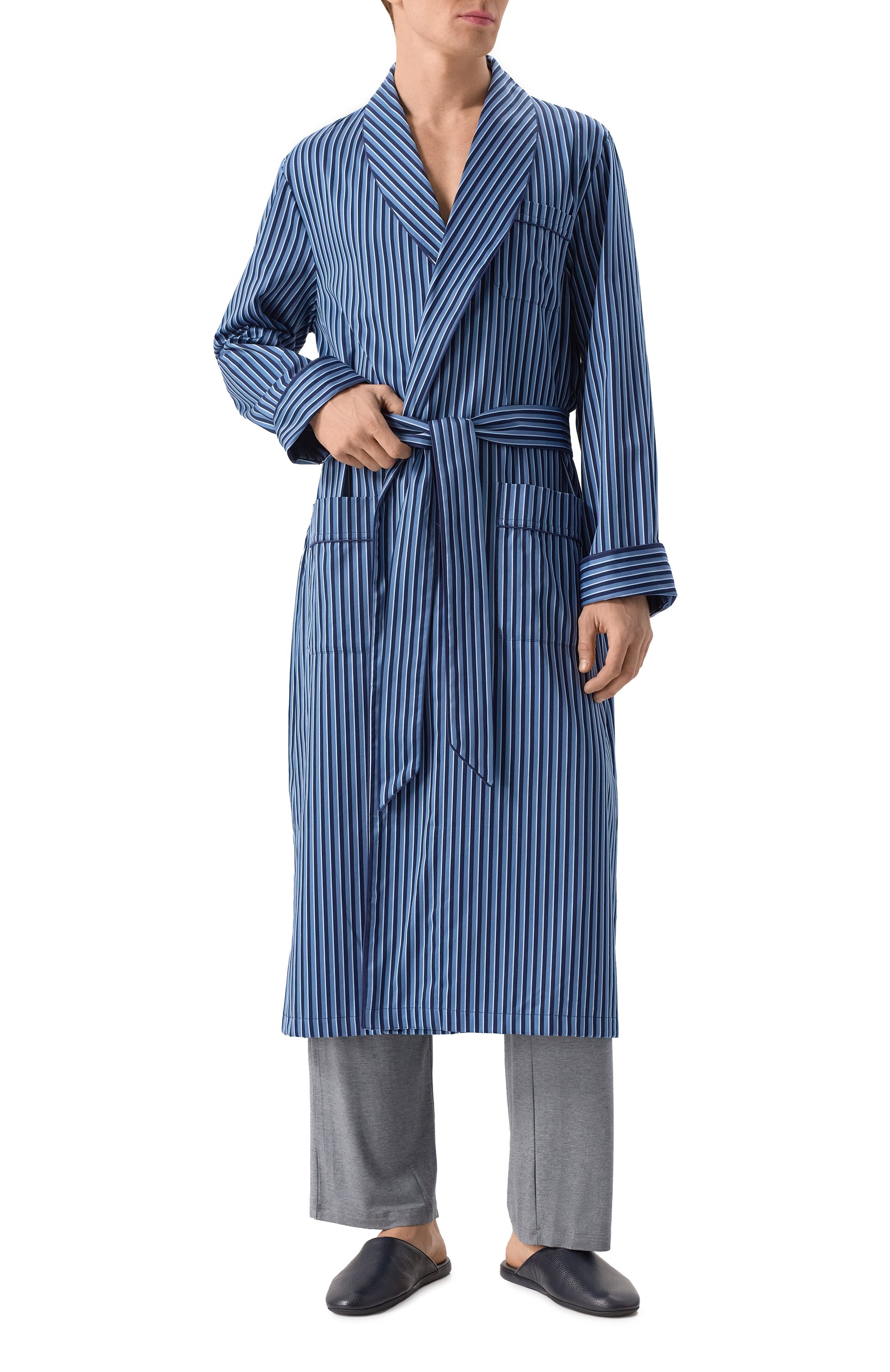 Хлопковый халат DEREK ROSE, арт. 5505/WELL058, фото 3