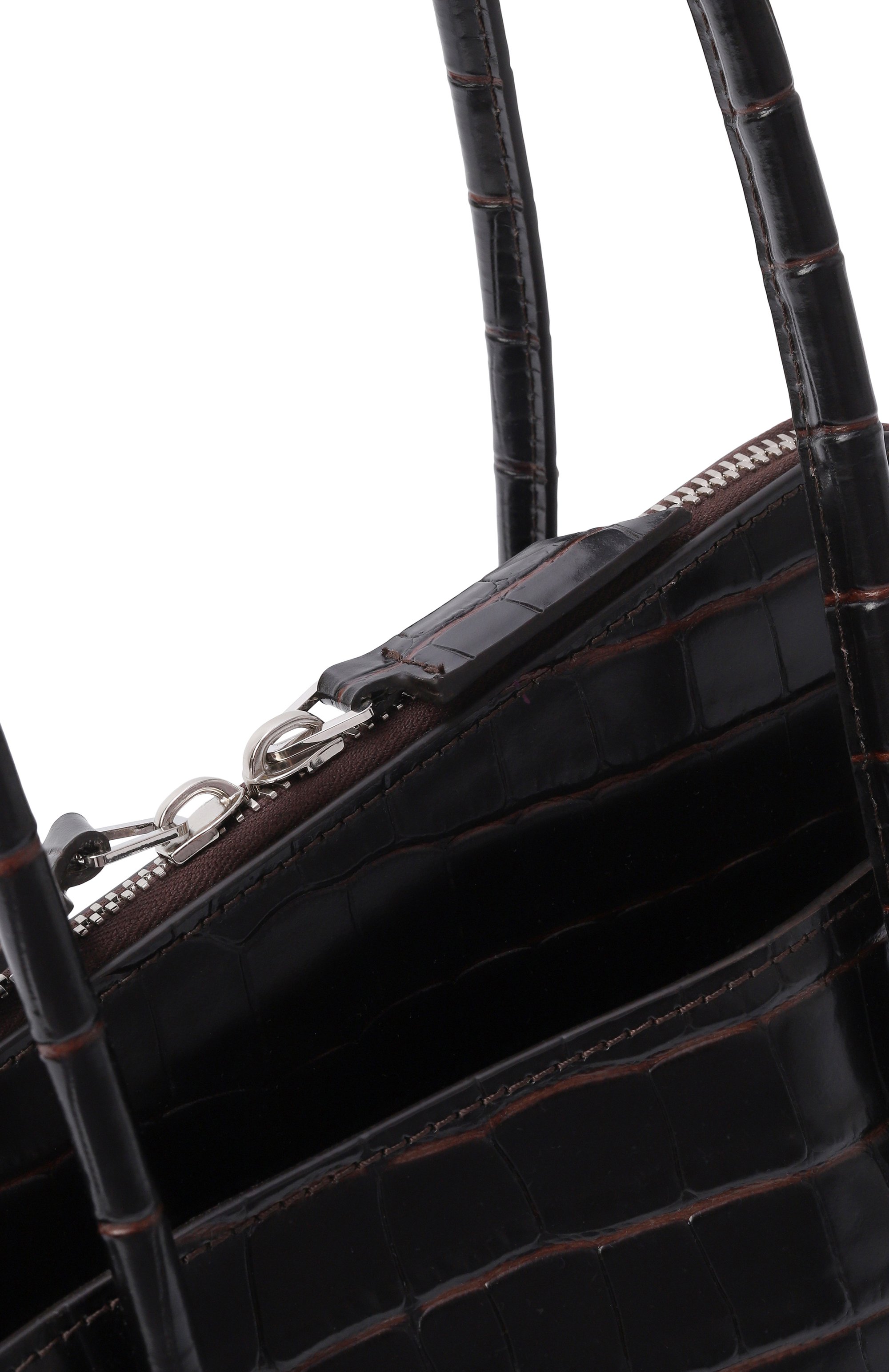 Сумка la passeggiata small THE ATTICO темно-коричневого цвета по цене 207000 руб., арт. 251WAH00058/LBT021PR, фото 3 Сумка la passeggiata small THE ATTICO, арт. 251WAH00058/LBT021PR, фото 3