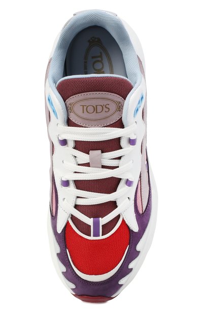 Комбинированные кроссовки TOD’S разноцветного цвета по цене 69950 руб., арт. XXW54C0DP500VY, фото 5 Комбинированные кроссовки TOD’S, арт. XXW54C0DP500VY, фото 5