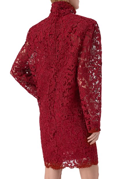 Платье SAINT LAURENT бордового цвета по цене 2080000 руб., арт. 848112/Y363H, фото 3 Платье SAINT LAURENT, арт. 848112/Y363H, фото 3