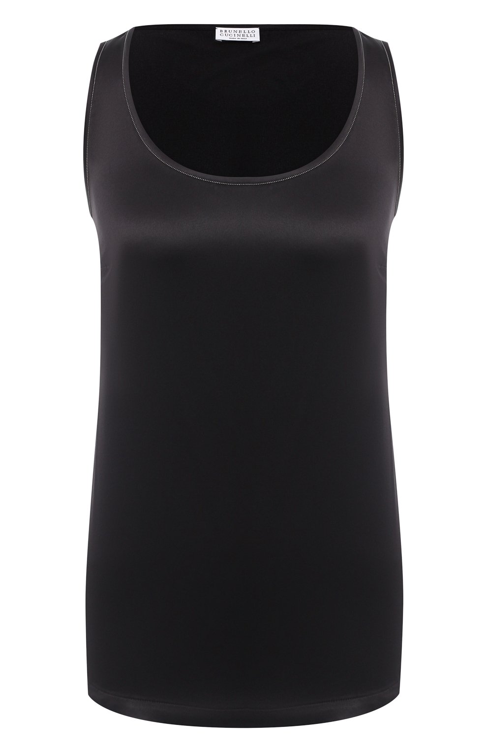 Атласный топ BRUNELLO CUCINELLI, арт. MPC59DE330, фото 1