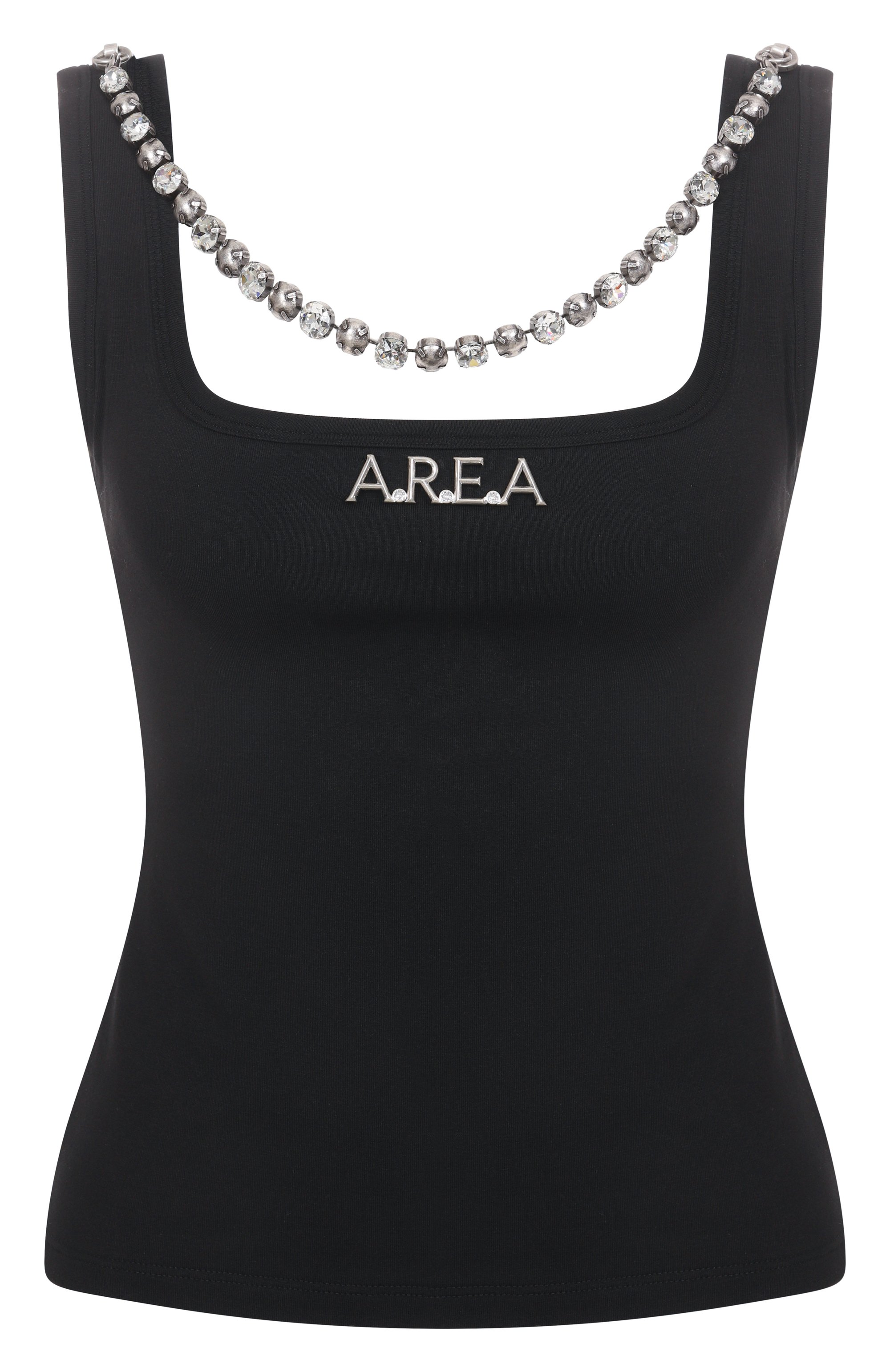 Хлопковая майка AREA черного цвета по цене 51500 руб., арт. 0000TP0021FA01, фото 1 Хлопковая майка AREA, арт. 0000TP0021FA01, фото 1