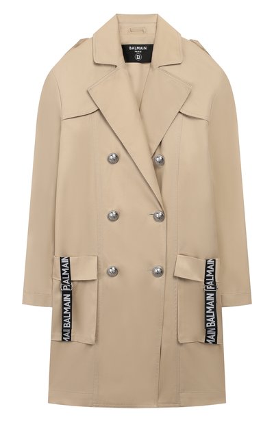 Хлопковый тренч BALMAIN, арт. 6M2030/MD470/12-16, фото 1