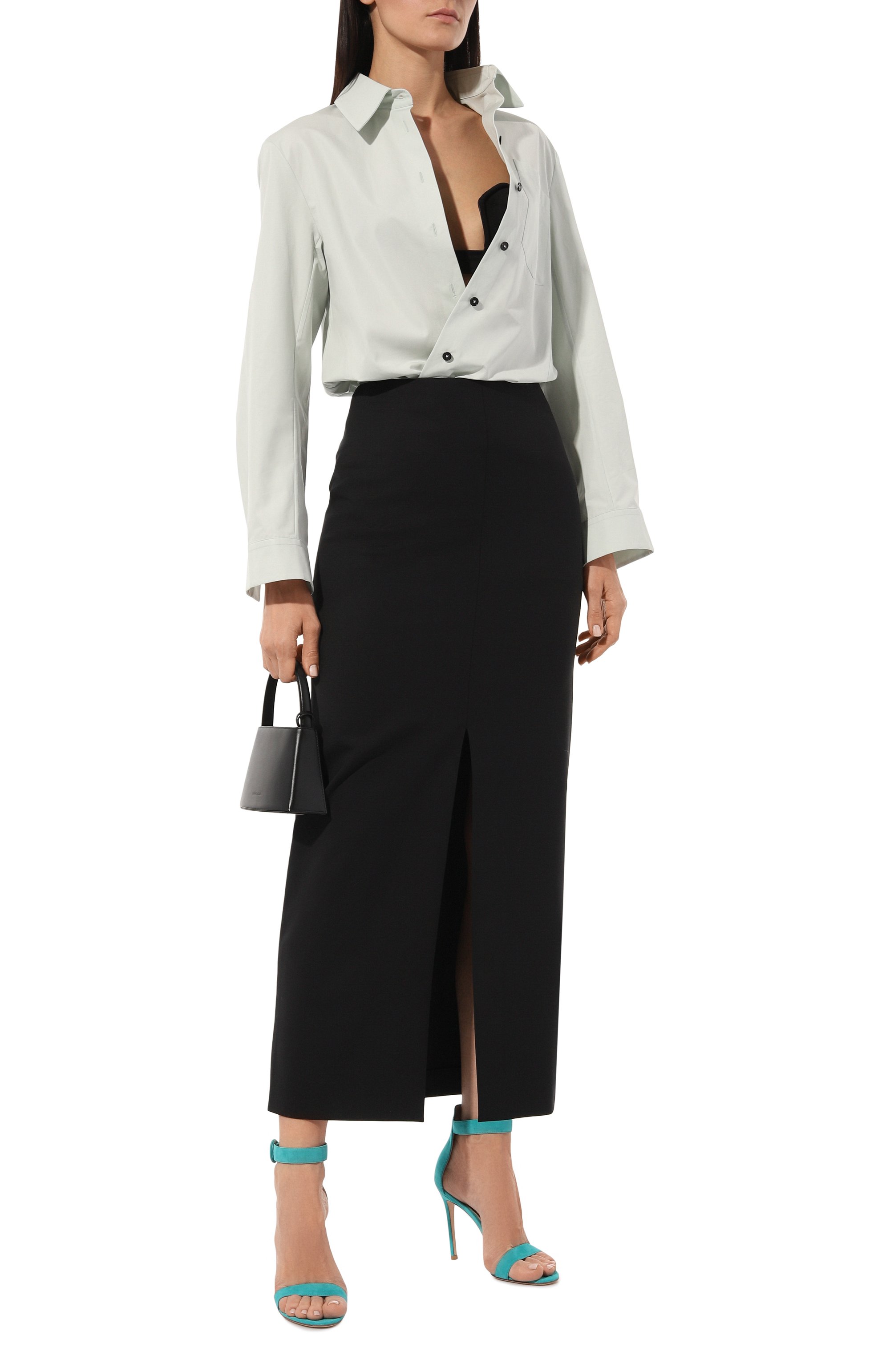 Кожаные босоножки portofino 105 GIANVITO ROSSI, арт. G61096.15RIC.CAMHYDR, фото 2